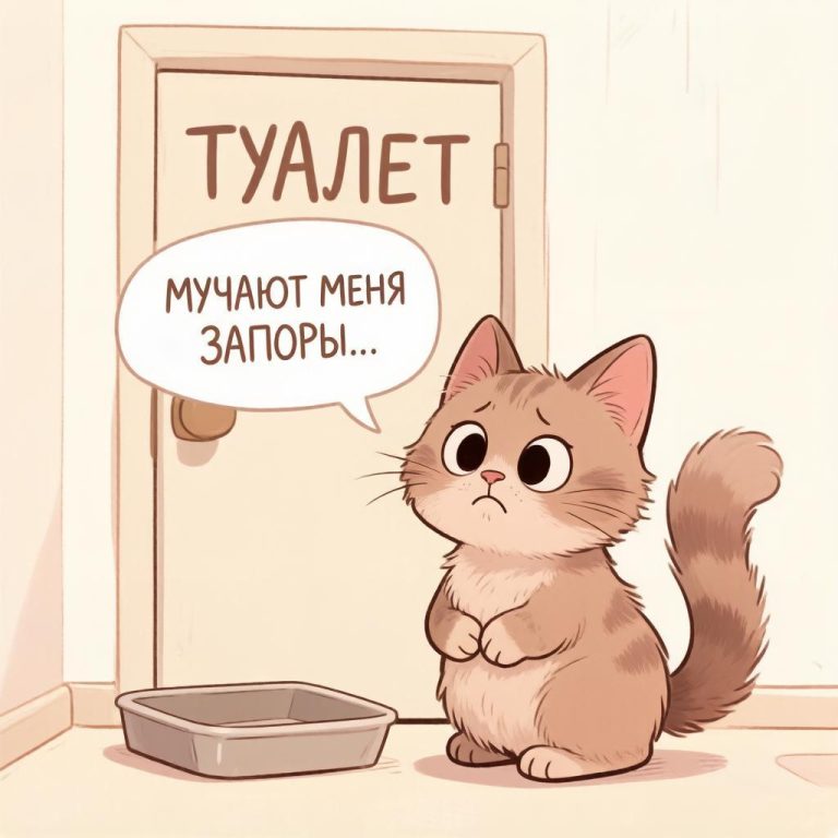 Что делать если у кошки запор: причины, симптомы и советы ветеринара