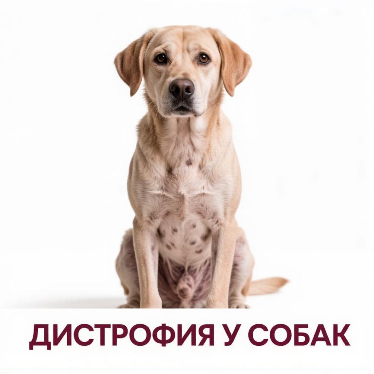 Дистрофия у собаки: классификация и как их вылечить
