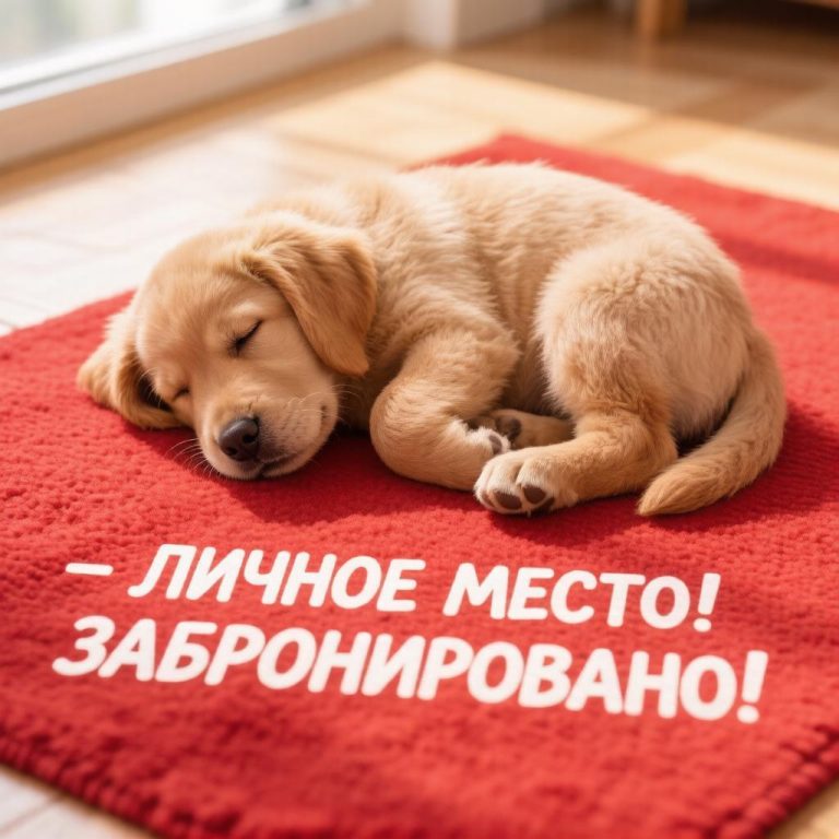 Как приучить собаку к месту в доме?