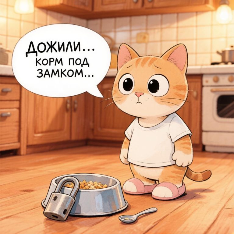 Как не перекормить кошку?