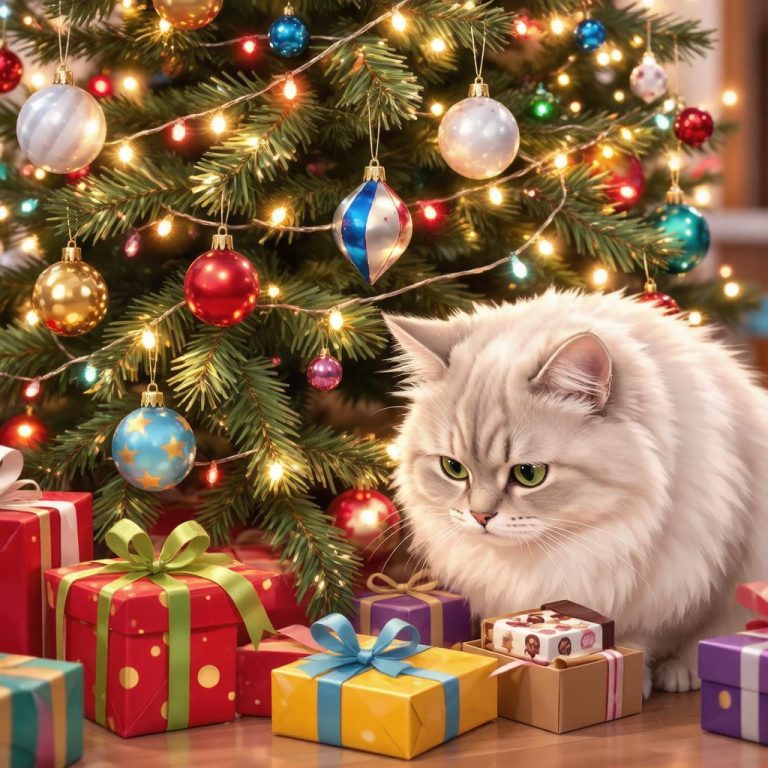 Что делать если кошка съела елочную мишуру?