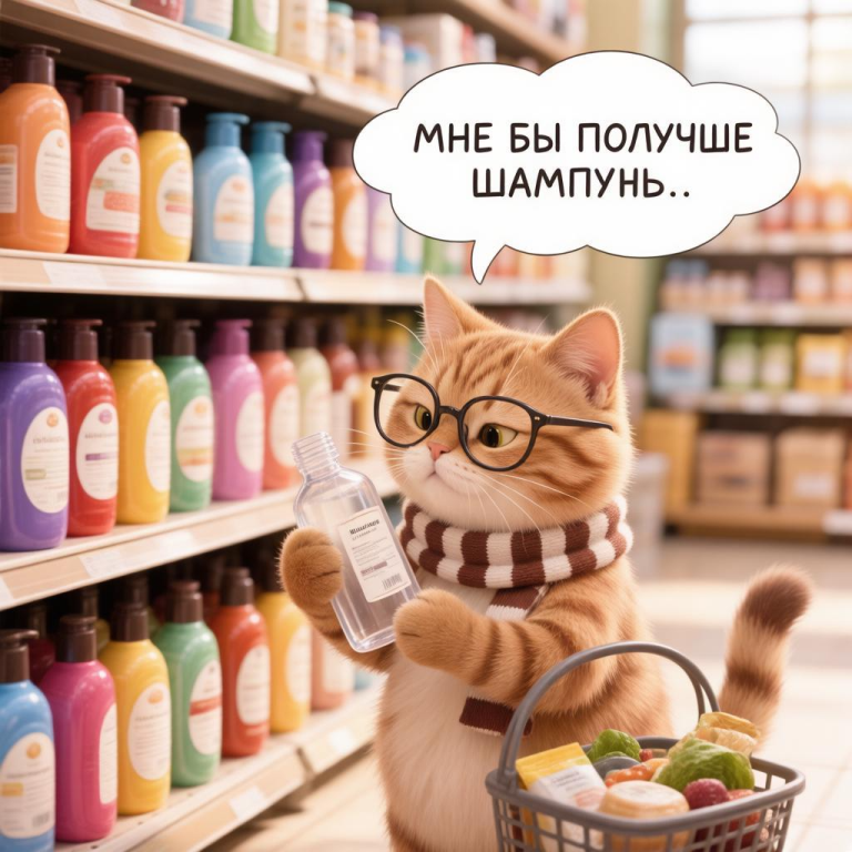 Каким шампунем лучше мыть кошку?