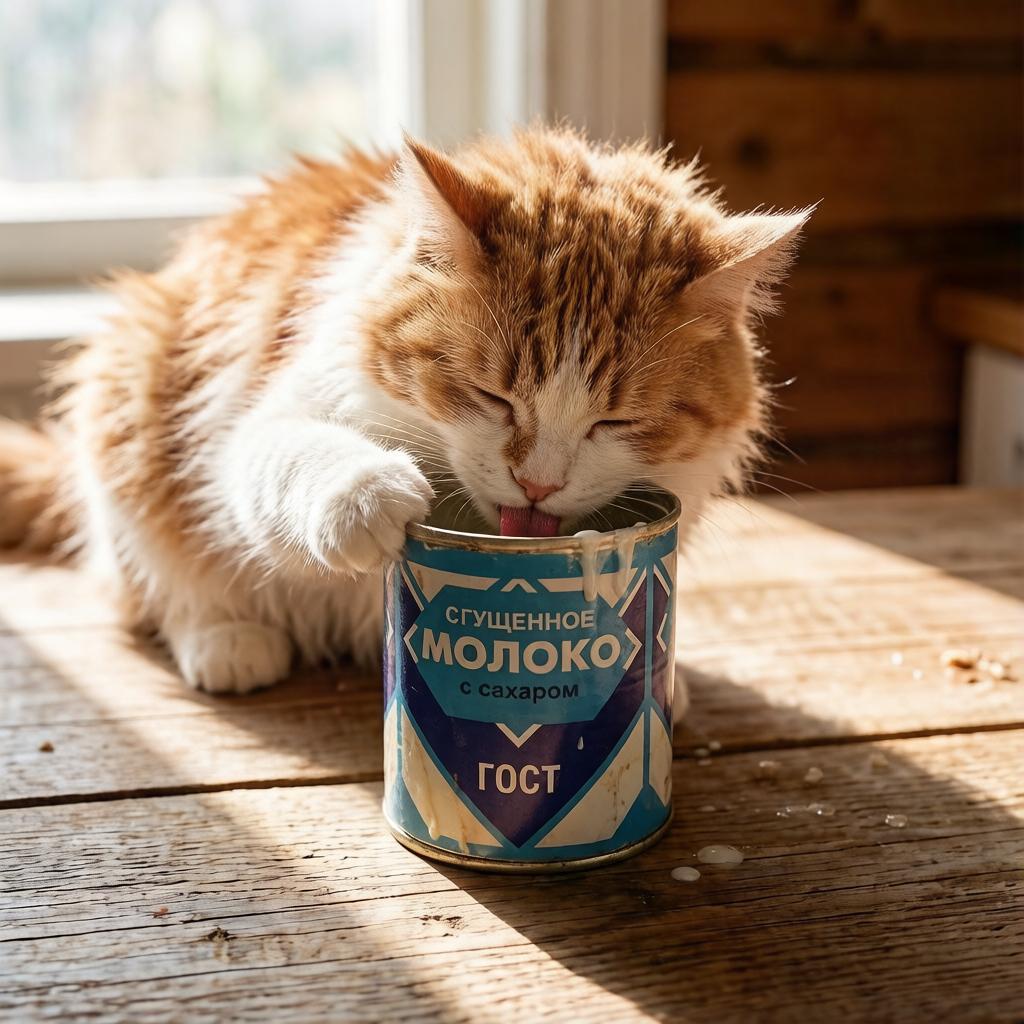 можно ли кошкам сладкое – сгущёнку