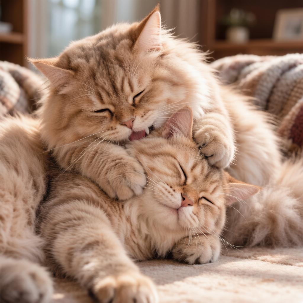 вязка домашних кошек
