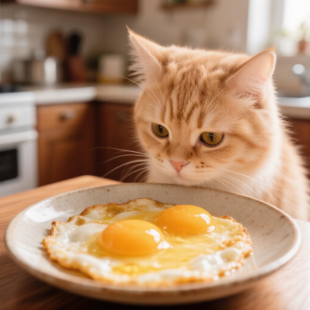 можно ли кошкам яйца всмятку