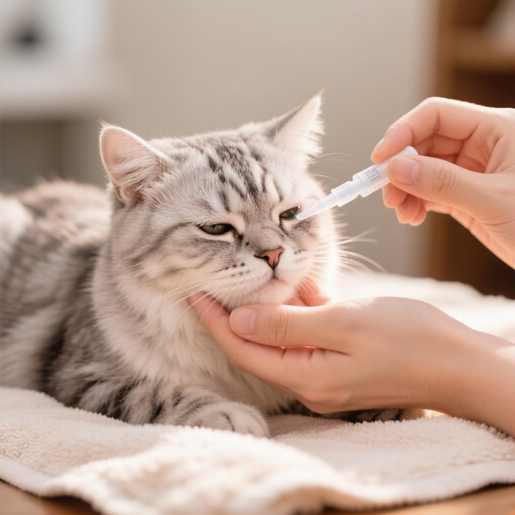 чем промыть глаза кошке