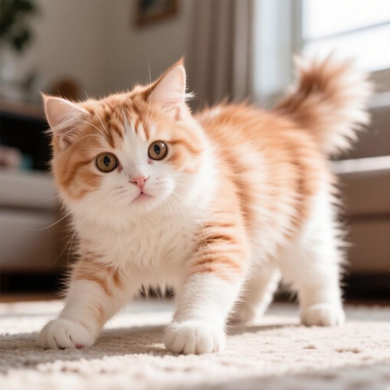 Почему кошка ходит боком?