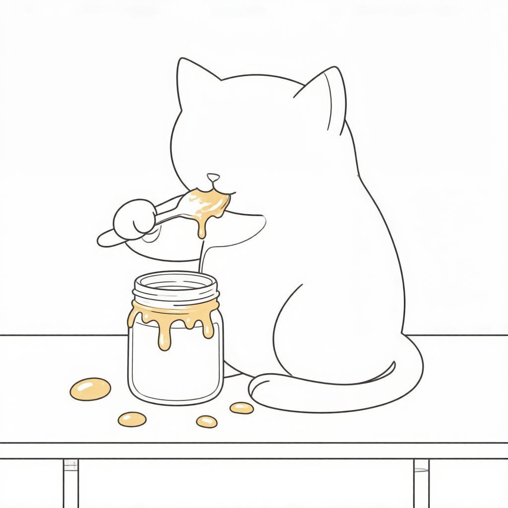 Иллюстрация к материалу «Можно ли давать кошке мёд?»